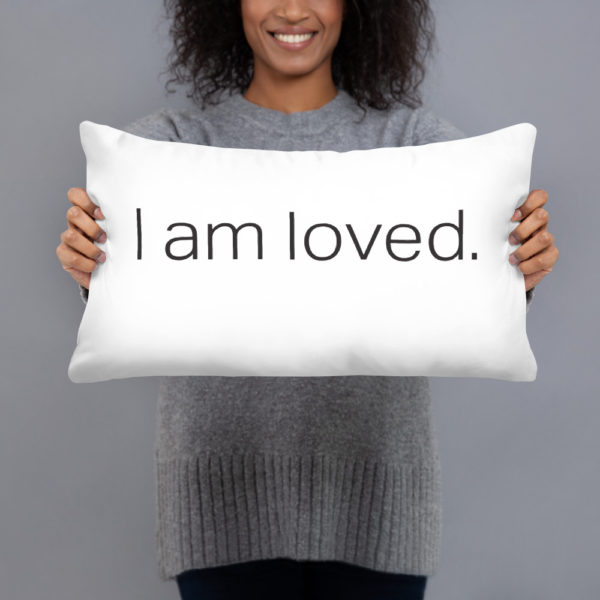 I am loved. Hug Pillow - Image 2