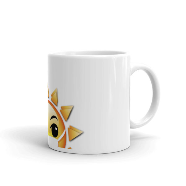 Sunny White glossy mug