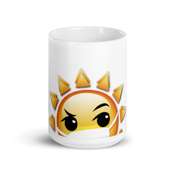 Sunny White glossy mug - Image 6