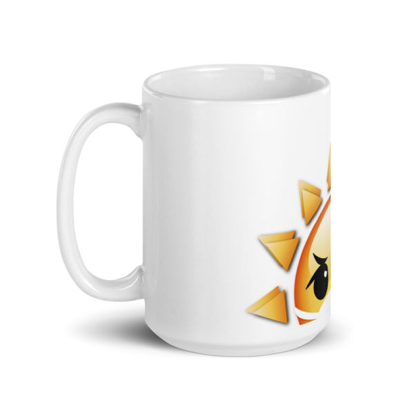 Sunny White glossy mug - Image 5