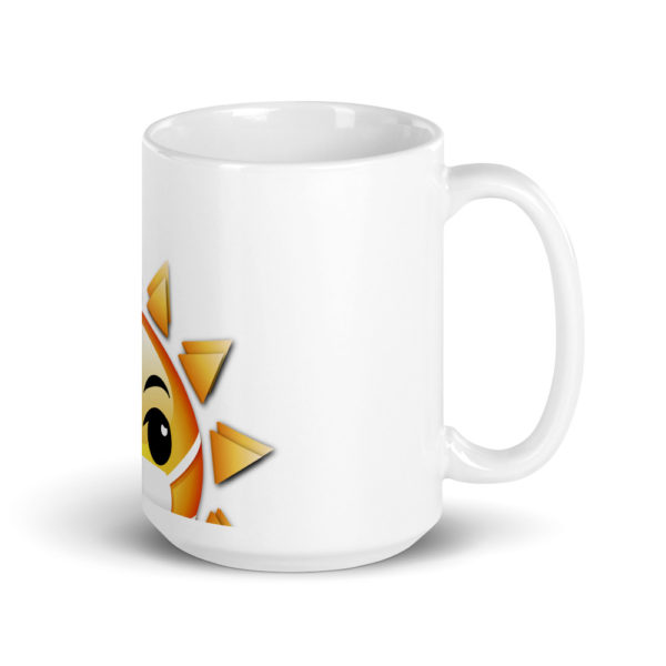 Sunny White glossy mug - Image 4